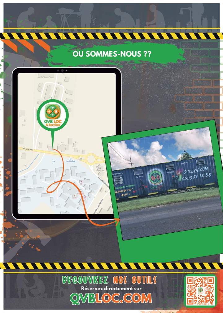 Location d'outillage Guadeloupe